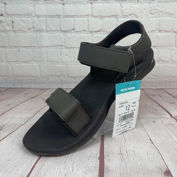 Reef Fanning Baja Brown Gum With Bottle Opener Sandals Mens Size 12 - Picture 4 of 11